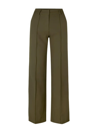 Éléa | Pantalon élégant à taille haute et à jambe large - Coupe ajustée - Image 16