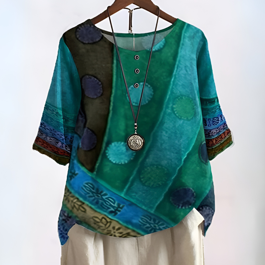 Isadora | Chemisier boho fluide pour une élégance sans faille - Image 2