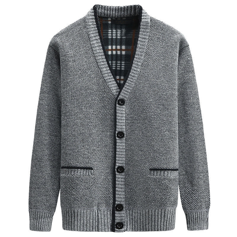 Stéphane | Cardigan Homme Boutonné Col en V - Image 1