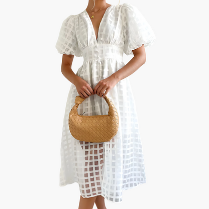 Sévérine | Robe d'été midi élégante et stylée - Image 3