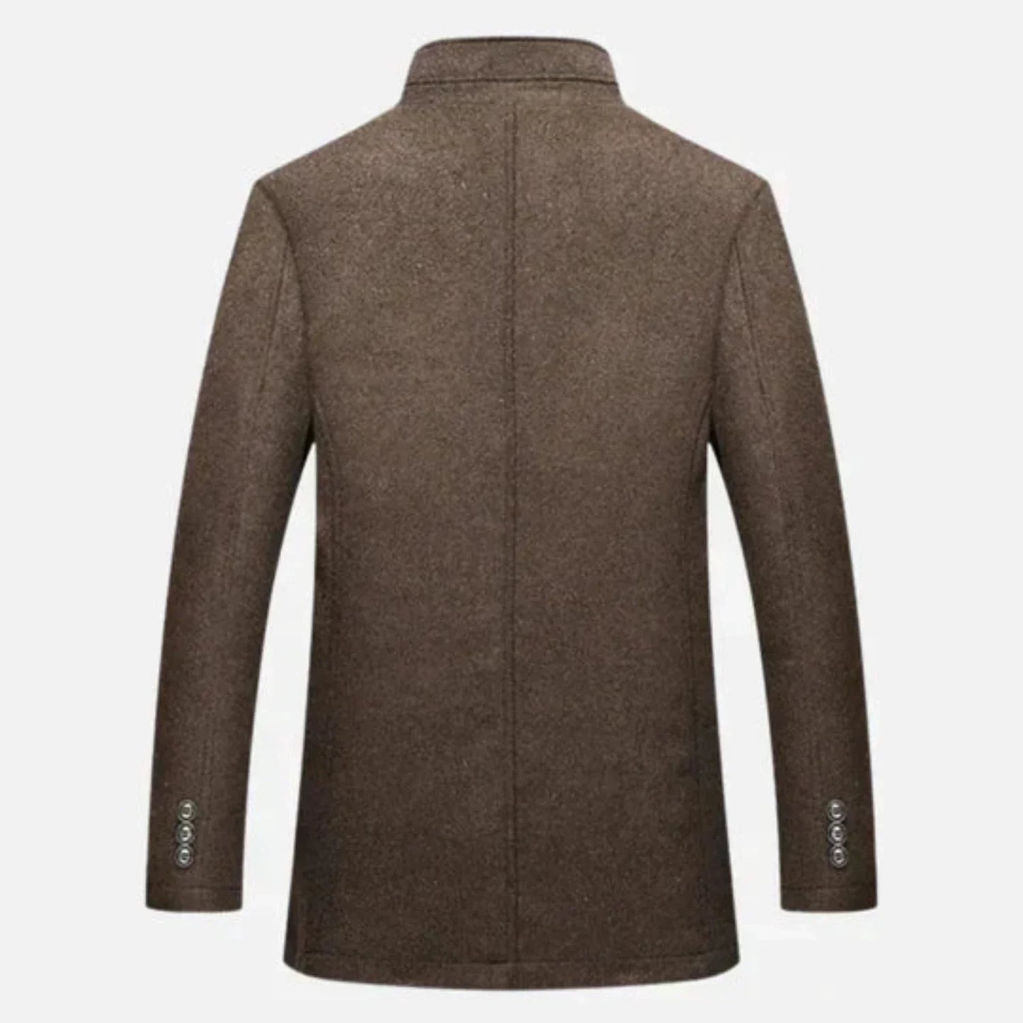Younès | Manteau mi-long à col montant pour homme - Image 5