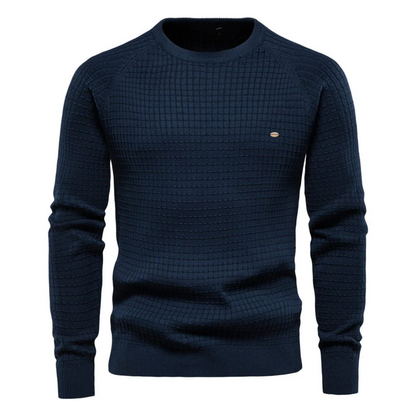 Grégory | Pull texturé à manches longues et col rond pour homme - Image 3