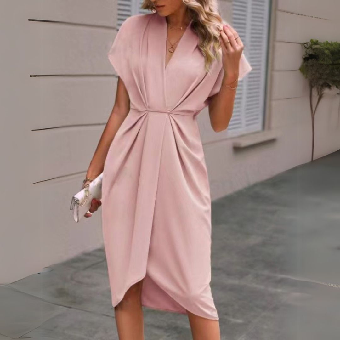 Patricia | Robe mi-longue élégante et fluide pour femmes - Image 4