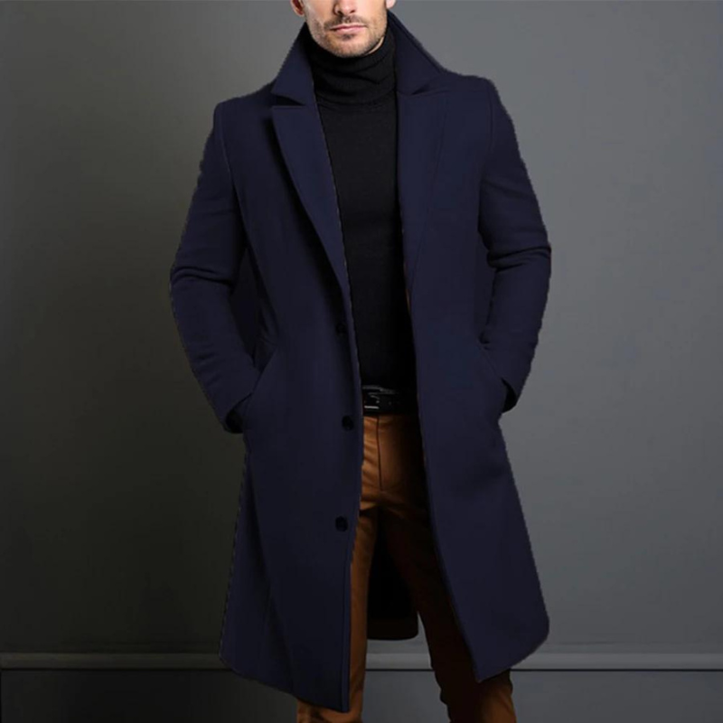 Chris | Manteau Long Homme Pardessus Formel - Image 4