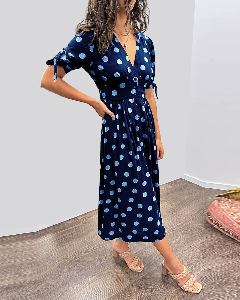 Clara | Robe midi élégante en duvet - Image 8