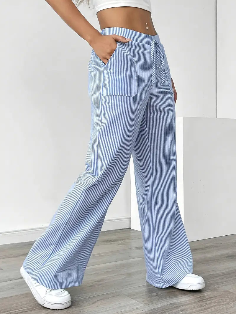 Véronica | Pantalon rayé élégant avec poches pour un confort stylé - Image 23