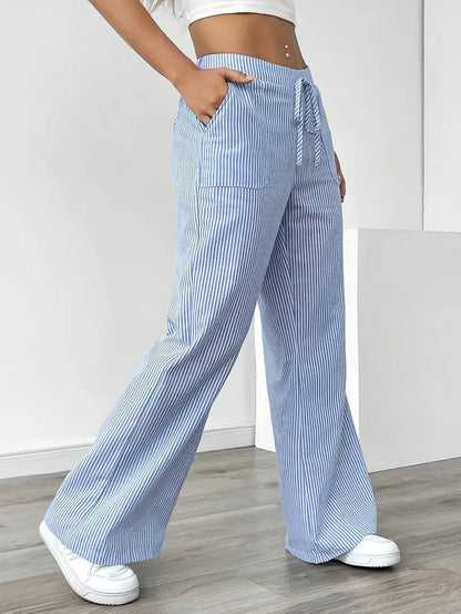 Véronica | Pantalon rayé élégant avec poches pour un confort stylé - Image 23