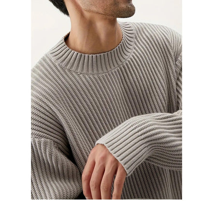 Olivier | Pull ample à col rond pour homme - Image 3