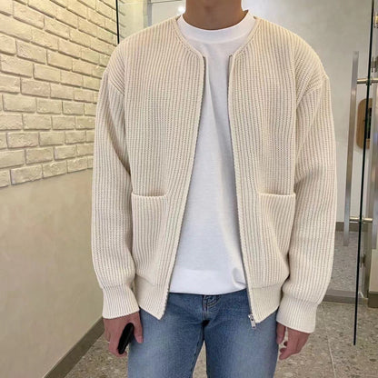 Timothée | Cardigan en maille élégant pour hommes - Image 6