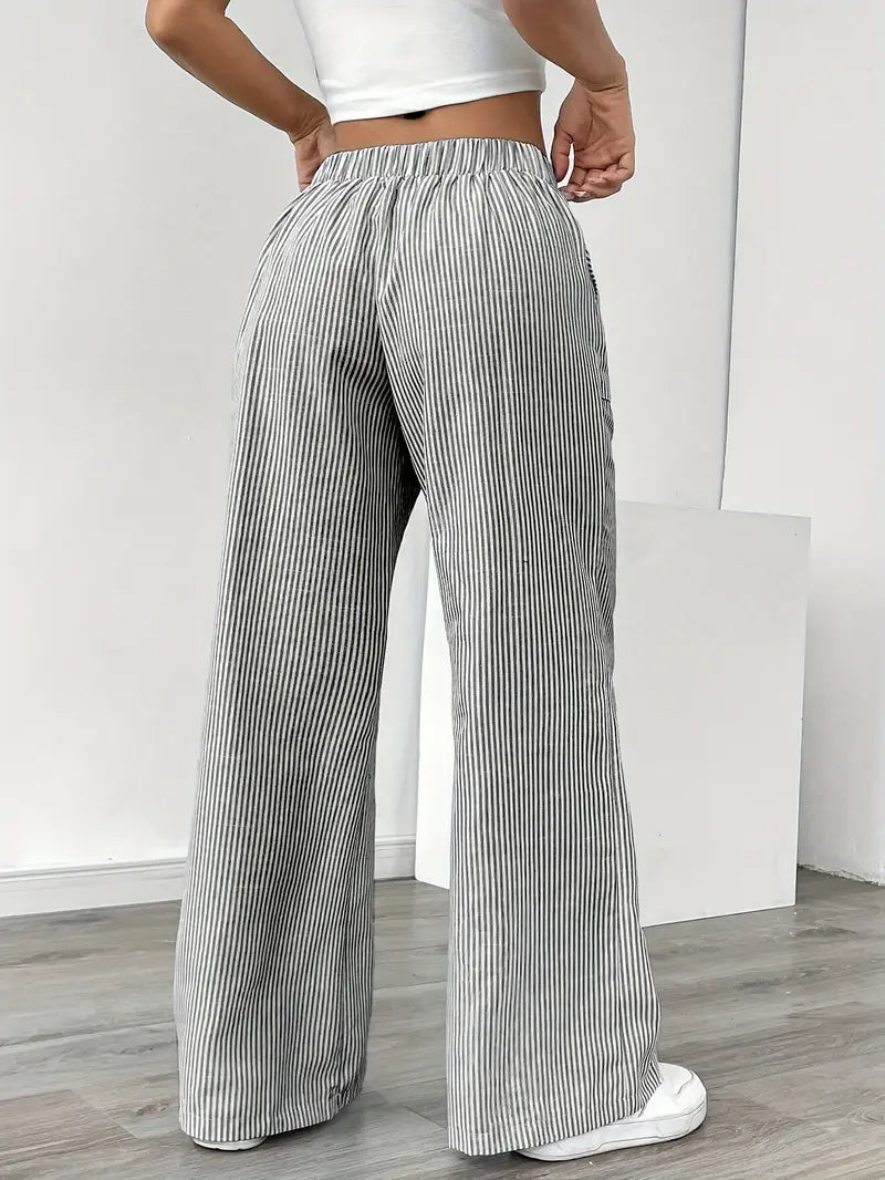 Véronica | Pantalon rayé élégant avec poches pour un confort stylé - Image 30