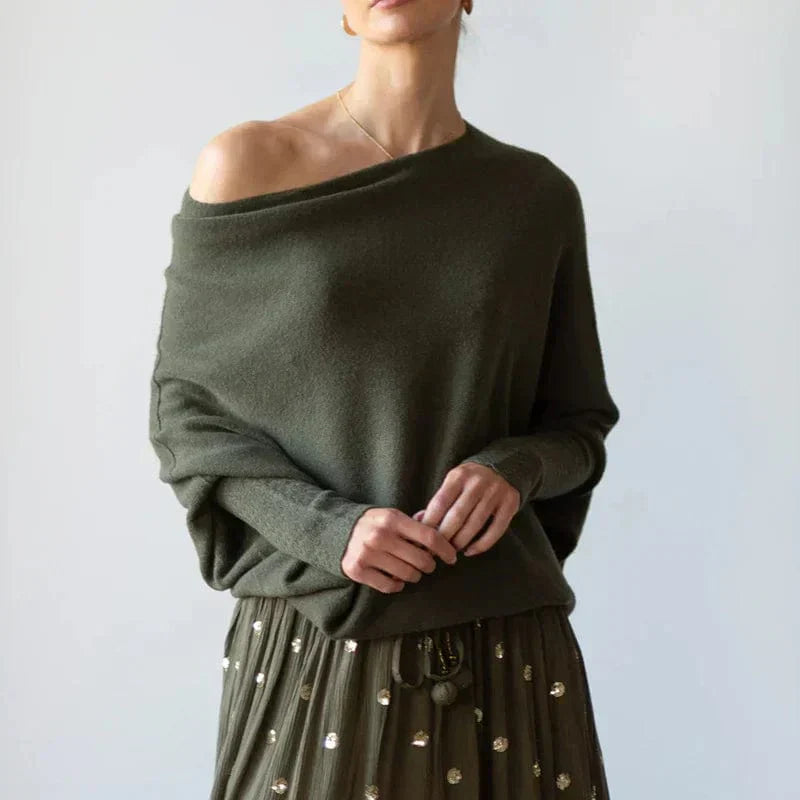 Noémie | Pull ample à manches longues pour femme - Image 3