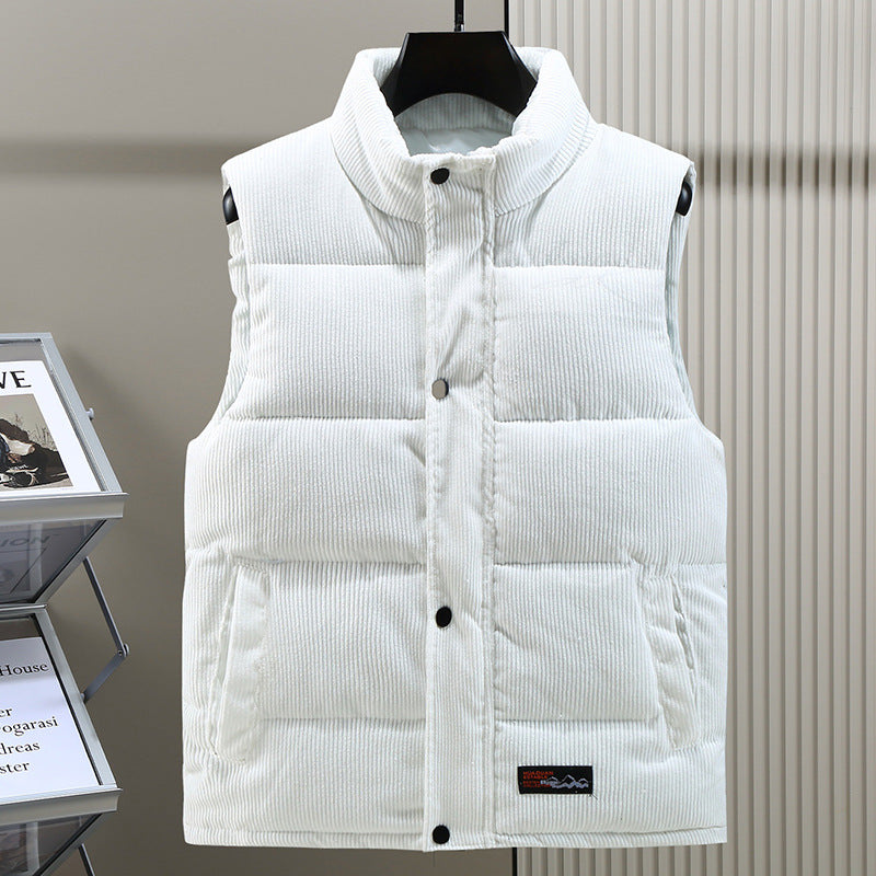 Josué | Gilet matelassé en velours côtelé pour homme - Image 3
