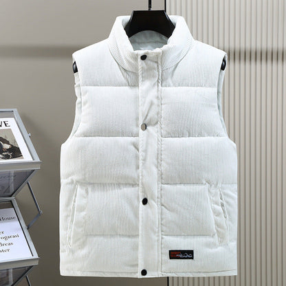 Josué | Gilet matelassé en velours côtelé pour homme - Image 3