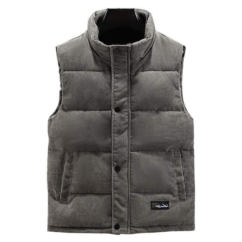 Josué | Gilet matelassé en velours côtelé pour homme - Image 5