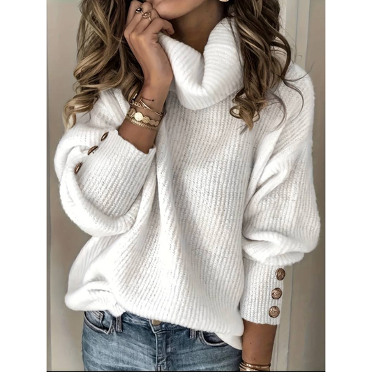 Esmeralda | Pull Femme Col Roulé Manches Longues - Image 1