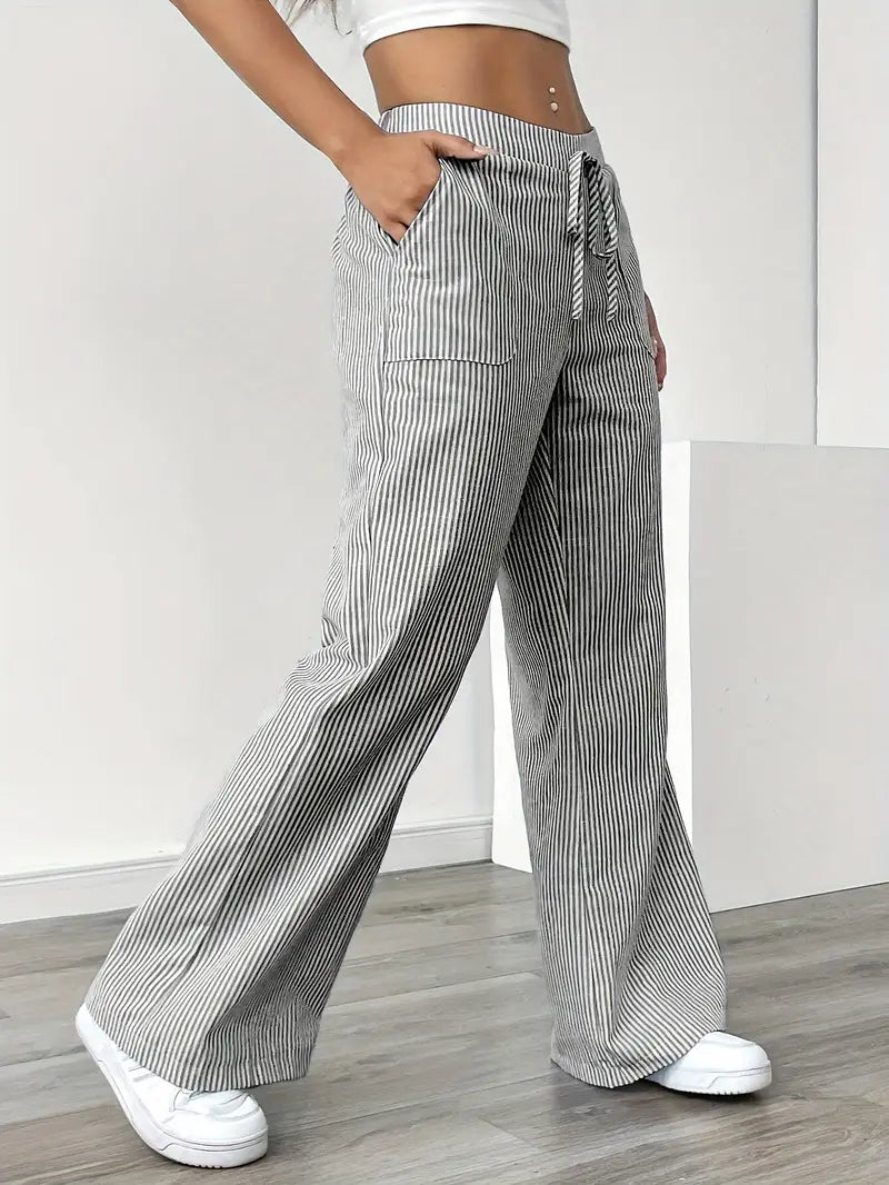 Véronica | Pantalon rayé élégant avec poches pour un confort stylé - Image 31