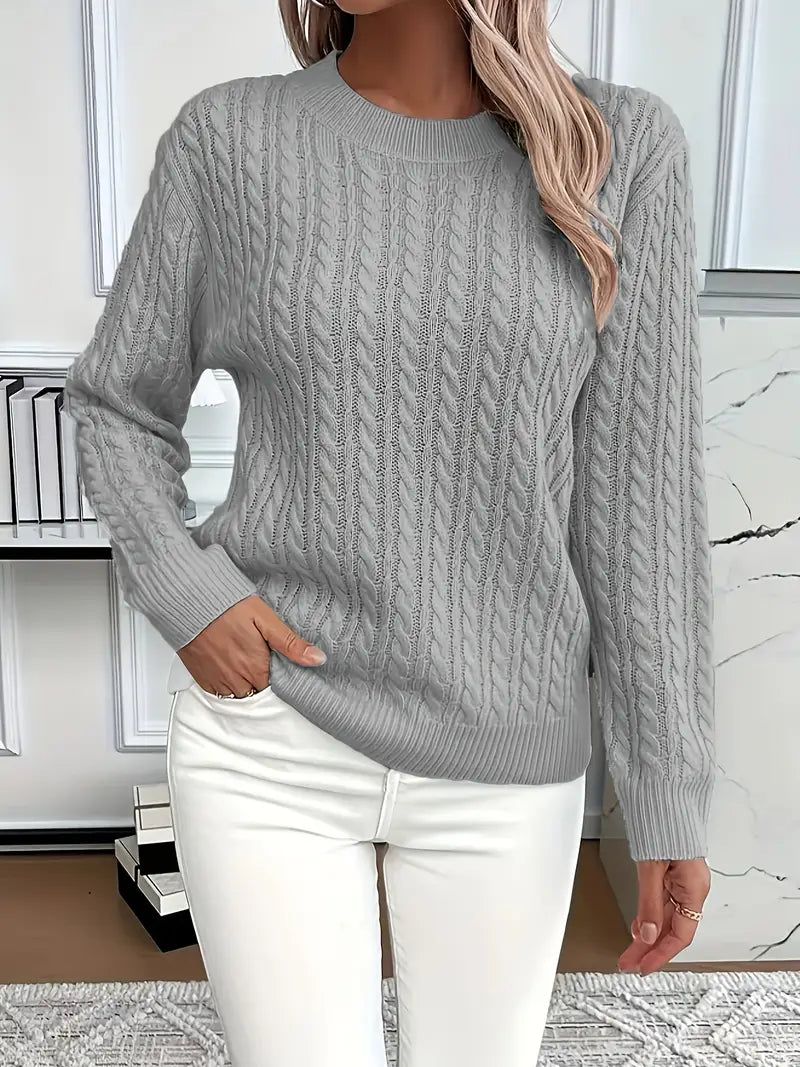 Barbara | Pull ajusté à manches longues pour femme - Image 3