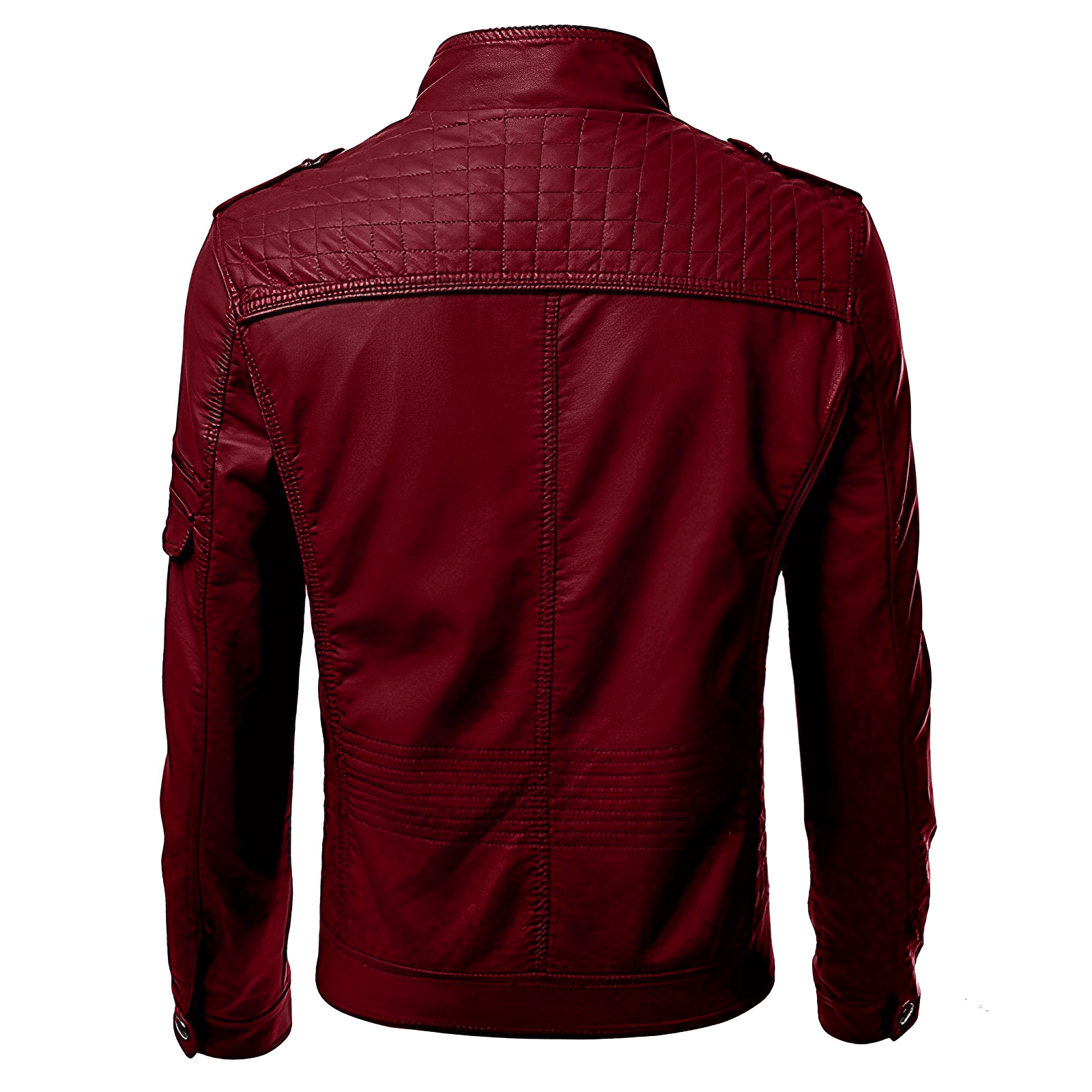 Julio | Veste de motard slim fit pour homme - Image 7