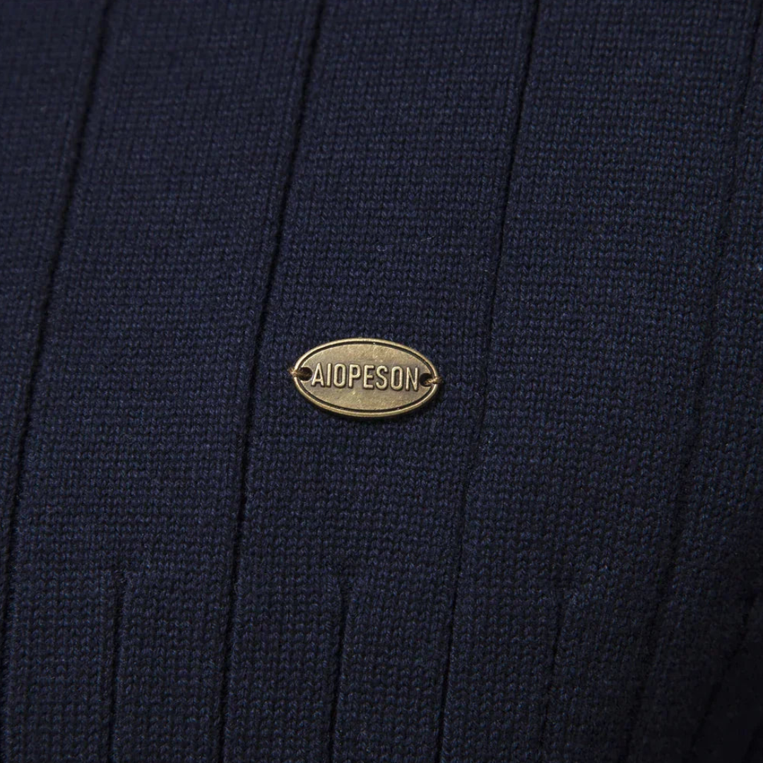 Marin | Pull à Col Zippé Homme - Image 3