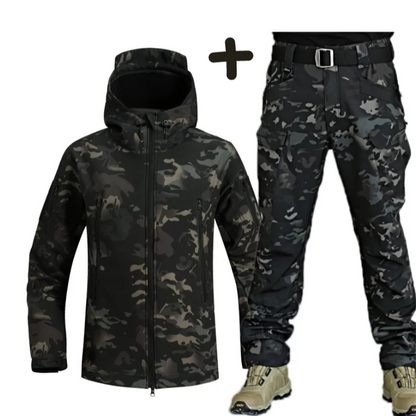 Josué | Ensemble Veste Tactique à Capuche pour Homme & Pantalon Cargo - Image 5