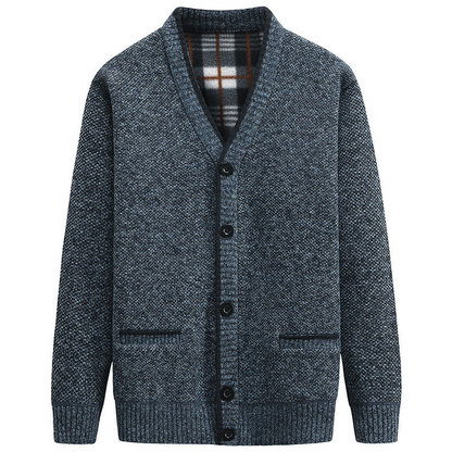 Stéphane | Cardigan Homme Boutonné Col en V - Image 5