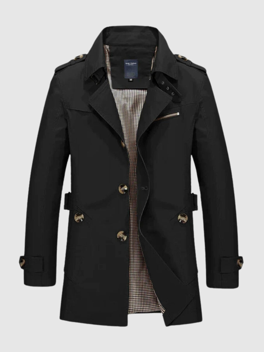 Serge | Trench-coat croisé pour homme - Image 3