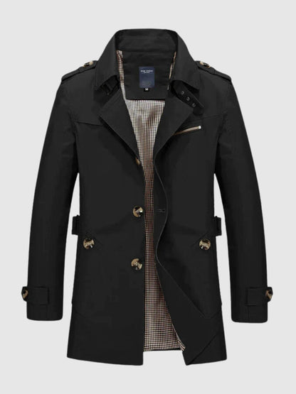 Serge | Trench-coat croisé pour homme - Image 3