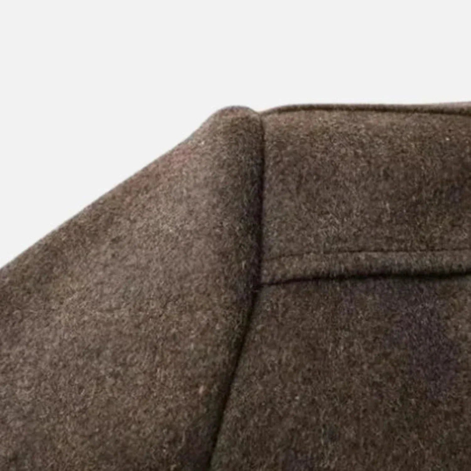 Younès | Manteau mi-long à col montant pour homme - Image 7