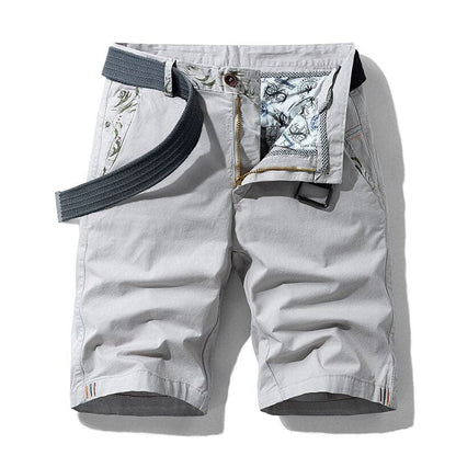 Guillaume | Short décontracté à longueur de genou avec ceinture et poches latérales - Image 7
