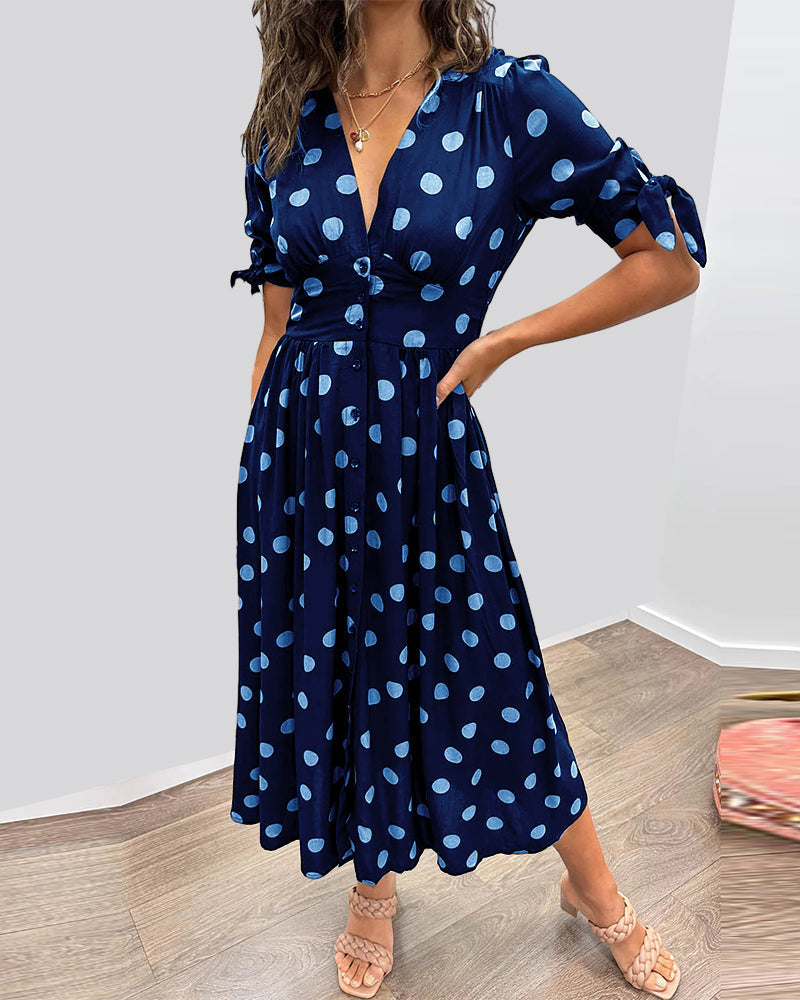 Clara | Robe midi élégante en duvet - Image 12