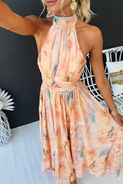 Vania | Robe longue aquarelle élégante pour un style sans effort - Image 4