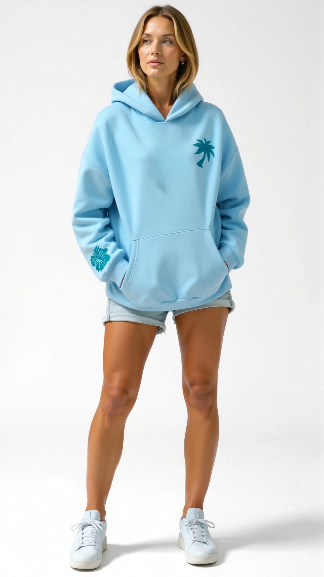 Juliette | Sweat à Capuche Graphique Oversize Femme - Image 1