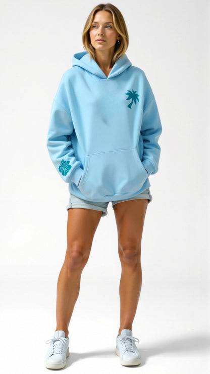 Juliette | Sweat à Capuche Graphique Oversize Femme - Image 1