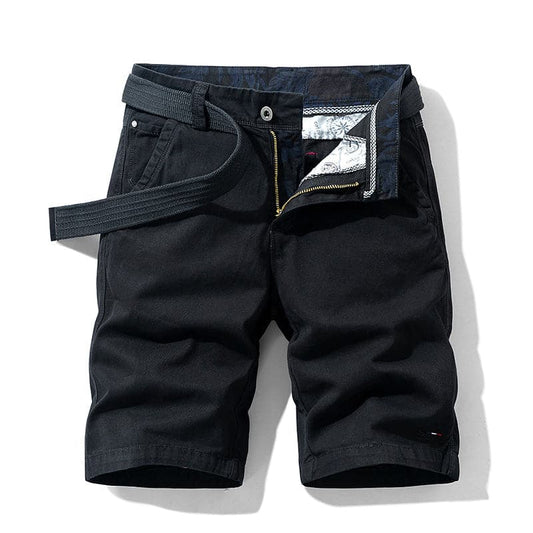 Guillaume | Short décontracté à longueur de genou avec ceinture et poches latérales - Image 1