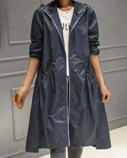 Anne | Manteau Long à Capuche pour Femme - Image 7