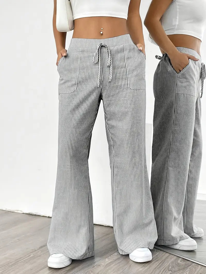 Véronica | Pantalon rayé élégant avec poches pour un confort stylé - Image 29
