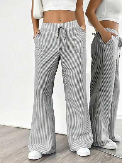 Véronica | Pantalon rayé élégant avec poches pour un confort stylé - Image 29