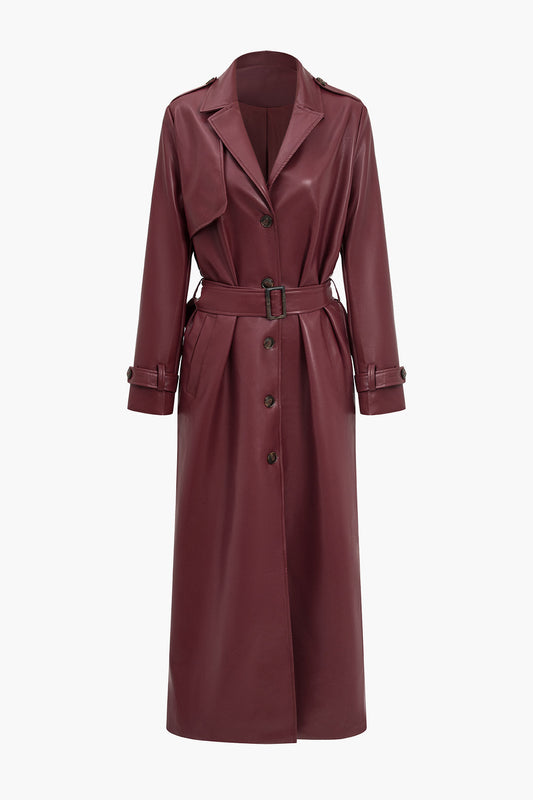 Juliette | Manteau Long Ceinturé Femme - Image 1