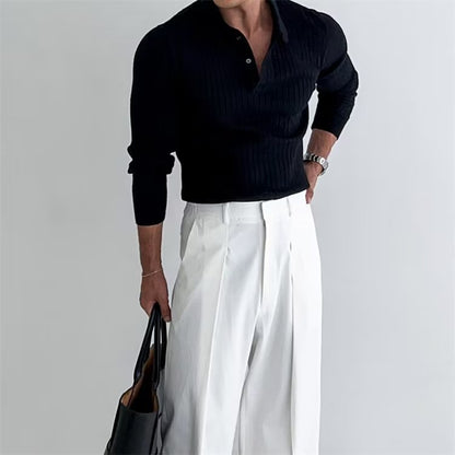 Sidney | Polo Homme Coupe Slim Côtelé - Image 3