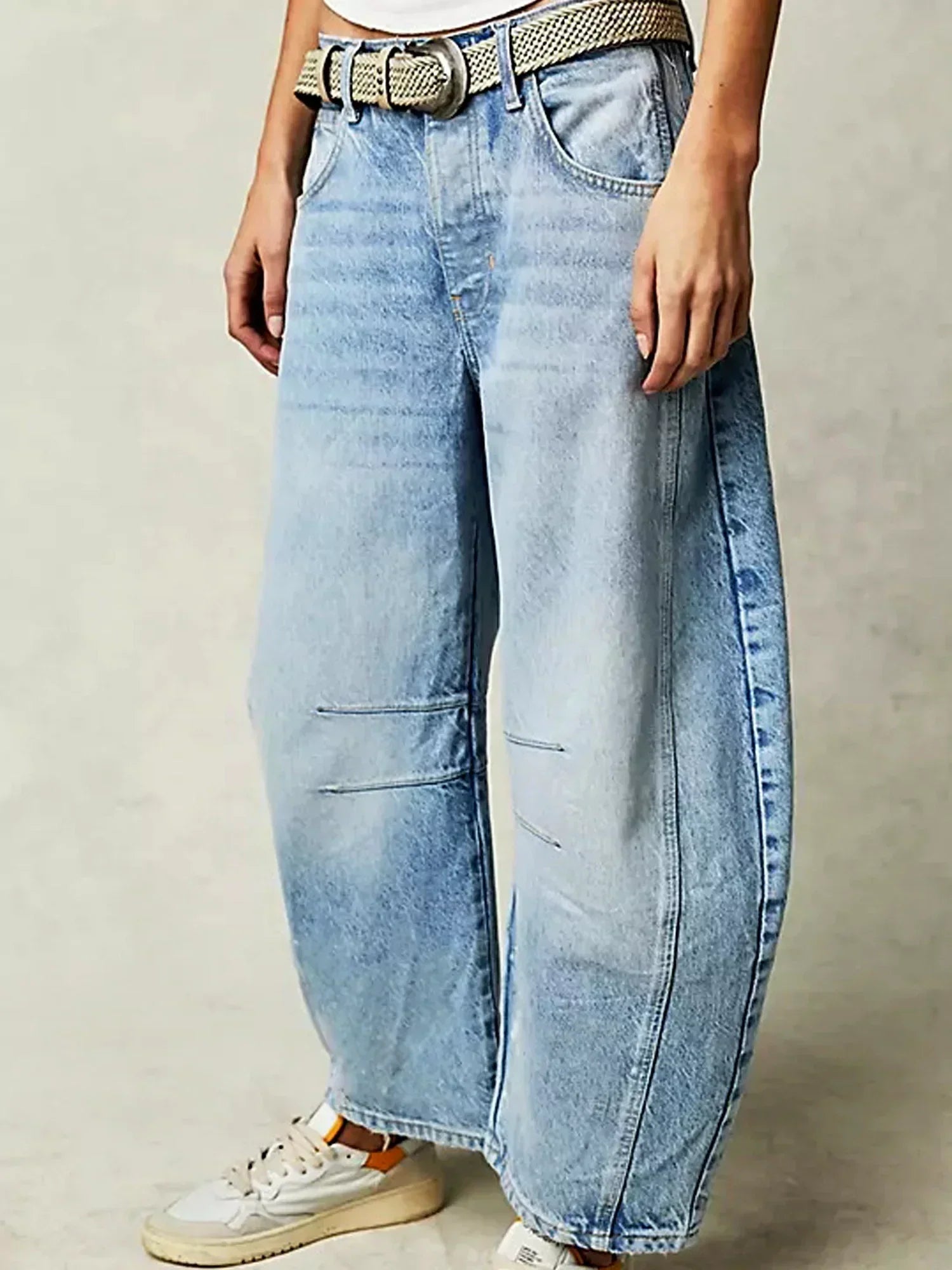 Émilie | Pantalon large taille haute pour femme - Image 9