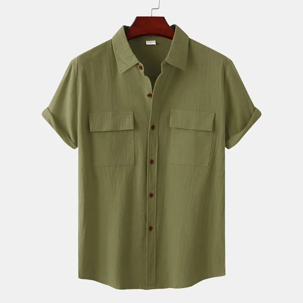 Claude | Chemise à manches courtes avec poches pour l'été - Image 11
