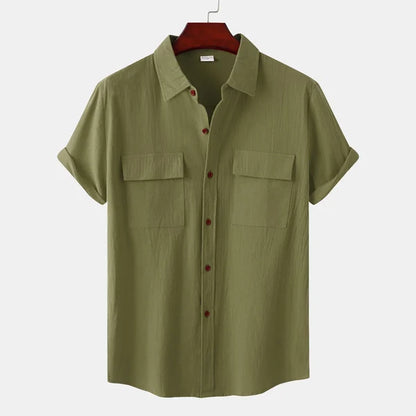 Claude | Chemise à manches courtes avec poches pour l'été - Image 11