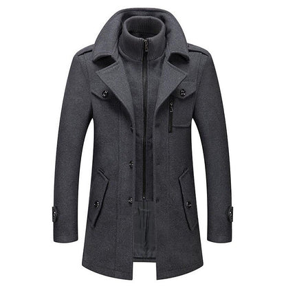 Mehdi | Manteau croisé pour homme - Image 1