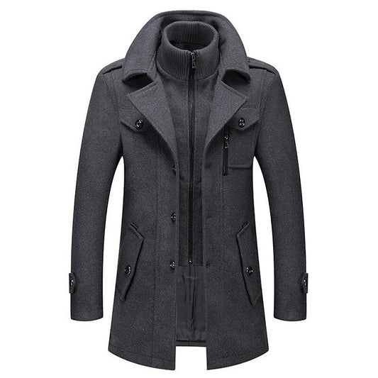 Mehdi | Manteau croisé pour homme - Image 1
