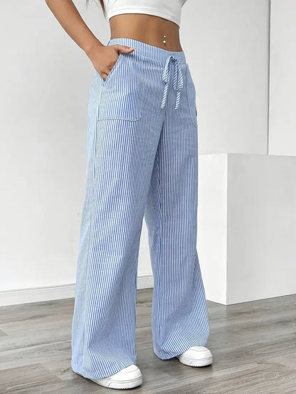 Véronica | Pantalon rayé élégant avec poches pour un confort stylé - Image 19