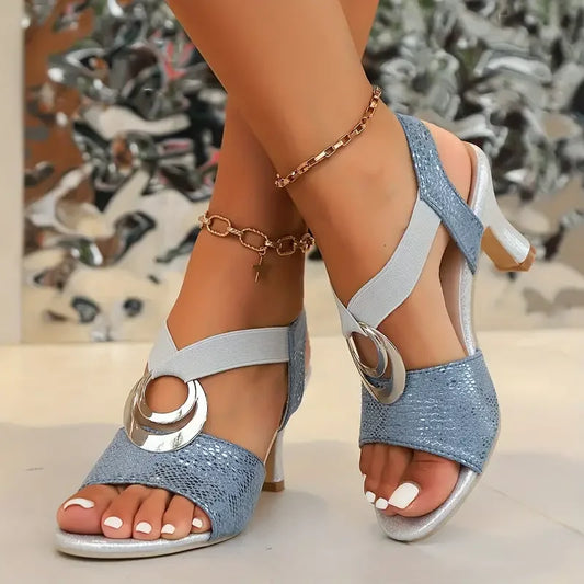 Brigitte | Sandale élégante à talon haut pour un confort stylé - Image 2