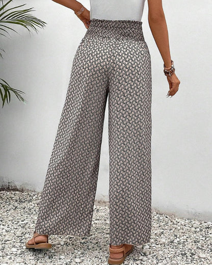 Gisèle | Pantalon léger, fluide et décontracté avec taille élastique - Image 2