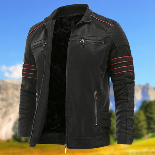 Lionel | Veste de motard slim fit pour homme - Image 2