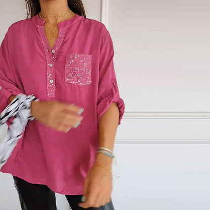Gisèle | Top à paillettes pour une élégance décontractée - Image 8