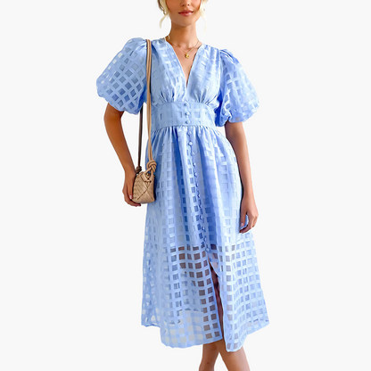 Sévérine | Robe d'été midi élégante et stylée - Image 5